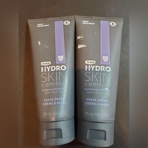 2 Schick Hydro Skin Comfort Shave Cream